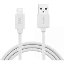 CÂBLE USB WE VERS LIGHTNING EN SILICONE 1M BLANC