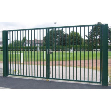 PORTAIL EXTERIEUR VERT 2 BATTANTS 400X200CM