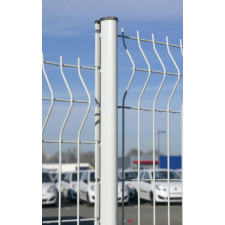 POTEAU RITMO BLANC 180CM AVEC BOUCHON