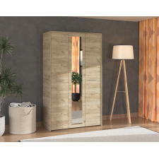 ARMOIRE DONON 3K10 3 PORTES DECOR CHENE GRIS