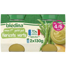 PETITS POTS BLÉDINA HARICOT VERT 2X130G 4/6 MOIS