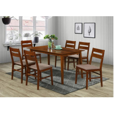 ENSEMBLE TABLE A MANGER + 6 CHAISES JORDAN