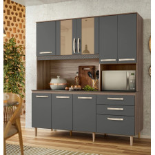 ARMOIRE CUISINE FIT 1871.276.2 ANTHRACITE 180CM