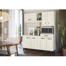 ARMOIRE CUISINE ALECRIM 9751.286.77 GRIS CLAIR 160X43X190CM
