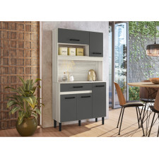 ARMOIRE CUISINE 15562.287.1 ANTHRACITE 91X37X170CM