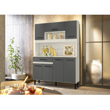 ARMOIRE CUISINE 15564.287.1 GRIS FONCE 121X37X170CM