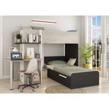 LIT SUPERPOSE PALATINO 6885 GRIS 90X190CM