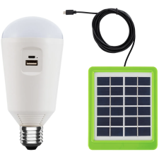 AMPOULE LED PORTABLE CHARGEUR SOLAIRE 7 W BLANC