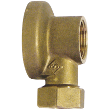 APPLIQUE MURALE ROBINET BROSSEE 12MM SORTIE FEMELLE 1/2'' COLLET BATTU