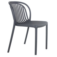 CHAISE PP-879GR12 GRIS FONCE