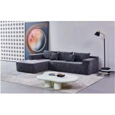 CANAPE D'ANGLE GONFLABLE KCSA-6 GRIS FONCE