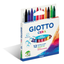 CRAYONS CIRE GIOTTO CERA 12 COULEURS