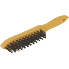 BROSSE METALLIQUE A MANCHE TALIAPLAST 361101 ACIER 4 RANGS