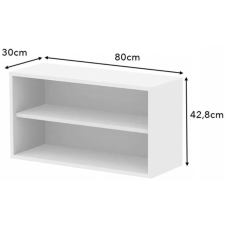 CAISSON DE CUISINE HAUT RB SYSTEM CA3BLA428800H - 42,8X80 CM - BLANC