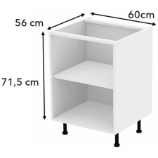 CAISSON DE CUISINE BAS RB SYSTEM CA3BLA713600B - 71,5X60 CM BLANC