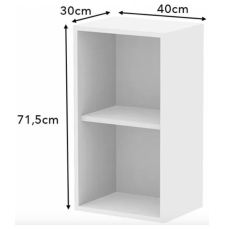 CAISSON DE CUISINE HAUT RB SYSTEM CA3BLA713400H - 71,5X40 CM BLANC