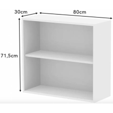 CAISSON DE CUISINE HAUT RB SYSTEM CA3BLA713800H - 71,5X80 CM BLANC