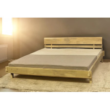 LIT SCANDINAVE EN BOIS DE MANGUIER 160X200
