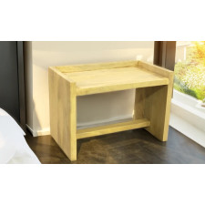 TABLE DE CHEVET SCANDINAVE BEDSIDE EN BOIS DE MANGUIER