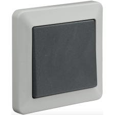 INTERRUPTEUR VA-ET-VIENT DEBFLEX DEB735110 OPALINE - IP44 GRIS