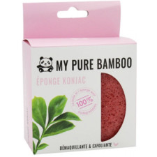 EPONGE KONJAC ROSE MY PURE BAMBOO