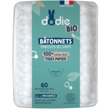 COTON TIGES BIO DODIE X60 DES LA NAISSANCE