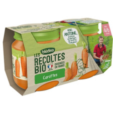 PETIT POT BEBE BLEDINA CAROTTES 2X130G DES 4/6 MOIS
