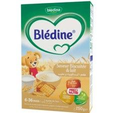CEREALES BLEDINA BLEDINE BISCUITEE ET LAIT 250G DES 6 MOIS