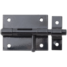 VERROU DE BOX AVEC BOUTON + GACHE ATTACHEE ALBERTS 137281 - 100MM
