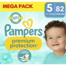 COUCHES PAMPERS PREMIUM PROTECTION MEGA T5 11-16KG X82