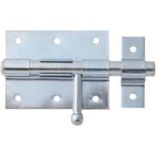 VERROU DE BOX AVEC BOUTON + GACHE ATTACHEE ALBERTS 137038 - 116MM