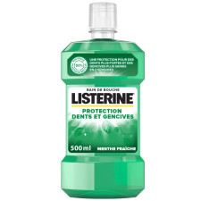 BAIN DE BOUCHE LISTERINE PROTECT DENTS GENCIVES MENTHE FRAICHE 500ML