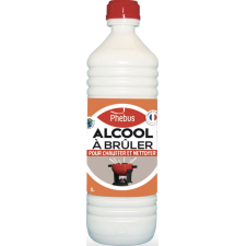 ALCOOL A BRULER 1L PHEBUS - USAGE DOMESTIQUE - 90°