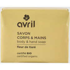 SAVON AVRIL CORPS MAINS PARFUM FLEUR DE TIARE