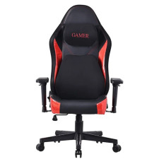 FAUTEUIL DE BUREAU GAMING PRO +LED- NOIRE ROUGE- GC-2203
