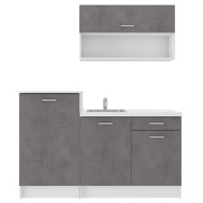 MEUBLE DE CUISINE SMART 160CM EFFET BETON