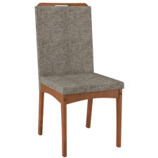 CHAISE EN BOIS VIVI 440X995X560CM GRIS CHINE