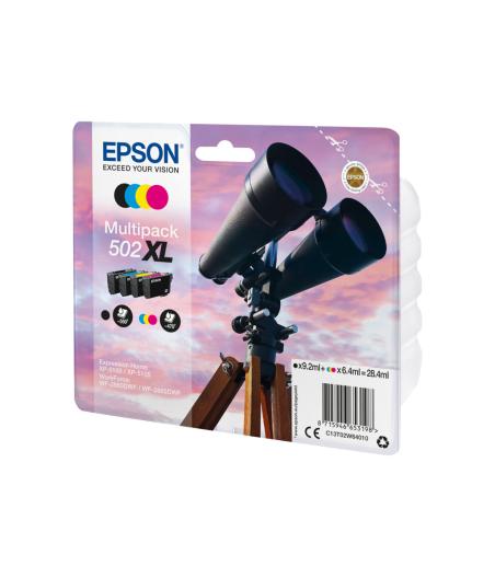 CARTOUCHE D'ENCRE EPSON 502XL MULTIPACK 4 COULEURS 470-550 PAGES