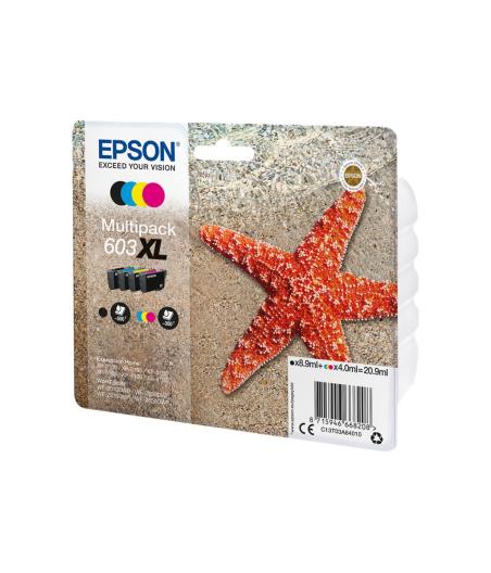CARTOUCHE D\'ENCRE EPSON MULTIPACK 4-COLOURS 603XL INK