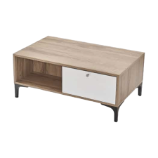 TABLE BASSE HALLSTADT BOIS BLANC