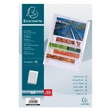 POCHETTE COINS POCHETTES POLYPRO LISSE FORMAT A4 CRYSTAL