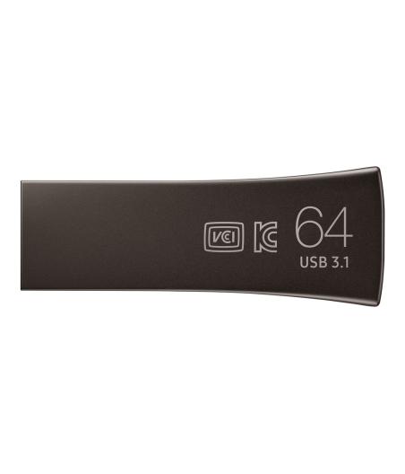 CLE USB SAMSUNG BAR PLUS 64GO TITAN GRAY