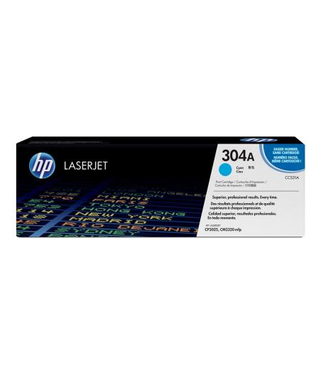 CARTOUCHE TONER HP CC531A 304A - CYAN
