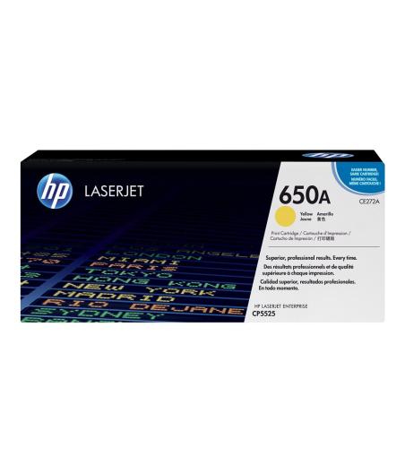 CARTOUCHE TONER BROTHER CE272A 650A - JAUNE - 15 000 PAGES