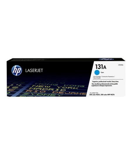 CARTOUCHE TONER HP CF211A 131A - CYAN - 1800 PAGES