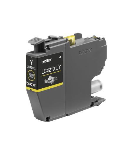 CARTOUCHE D'ENCRE BROTHER LC421XLY - JAUNE - 500 PAGES