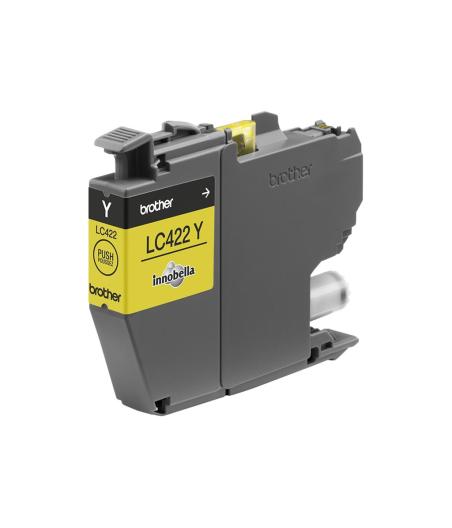 CARTOUCHE D'ENCRE BROTHER LC422Y - JAUNE - 550 PAGES