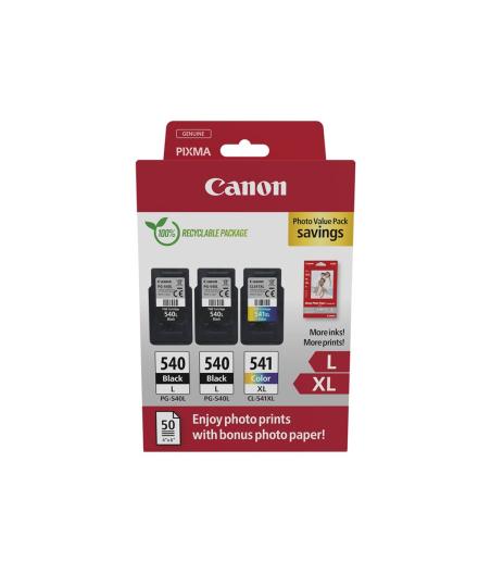 CARTOUCHE D'ENCRE CANON PG-540LX2/CL-541XL - NOIR ET COULEURS