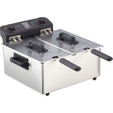FRITEUSE DOUBLE LIVOO DOC217 2 X 3L 3300W INOX