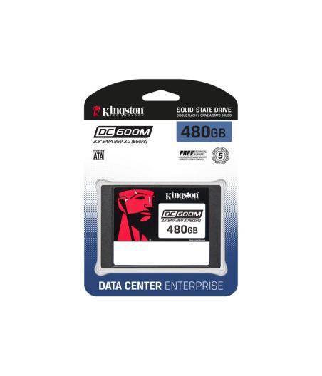 SSD INTERNE KINGSTON 480GO DC600M 2.5P SATA3 SSD